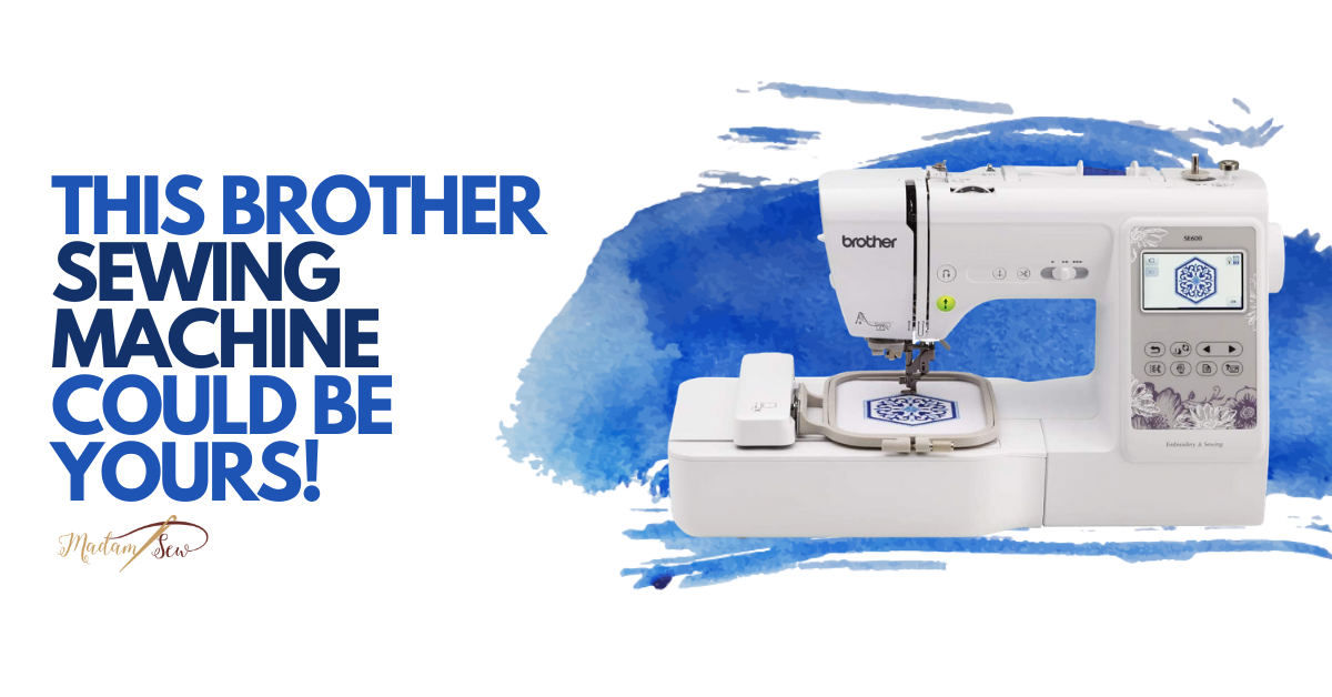 Brother SE 600 sewing machine